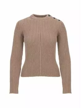 Шерстяной джемпер на пуговицах Saint Laurent