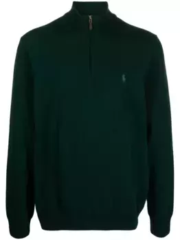 Шерстяной джемпер с логотипом Polo Pony POLO RALPH LAUREN, зеленый