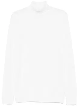 Шерстяной джемпер с высоким воротом DONDUP, нейтральный цвет