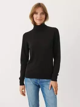 Шерстяной джемпер с высоким воротом riahs Part Two, черный