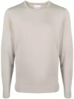 Шерстяной джемпер Superior с круглым вырезом Calvin Klein, нейтральный