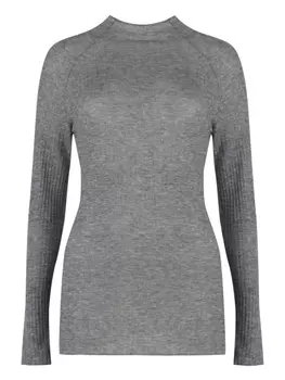 Шерстяной джемпер Wolford, серый