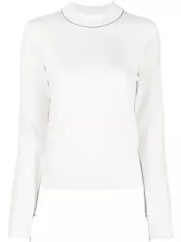 Шерстяной джемпер Work-In-Progress MAISON MARGIELA, белый