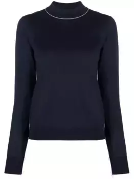 Шерстяной джемпер Work-In-Progress MAISON MARGIELA, синий