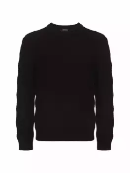 Шерстяной джемпер Zegna, черный