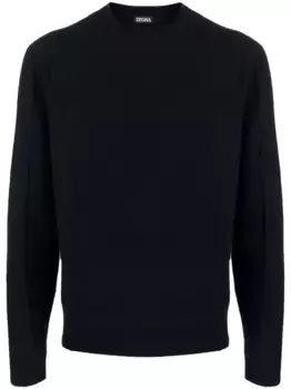 Шерстяной джемпер Zegna, синий