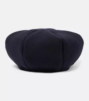 Шерстяной фетровый берет Toteme, синий
