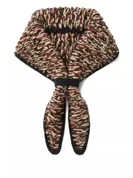 Шерстяной фуляр Alanui, черный