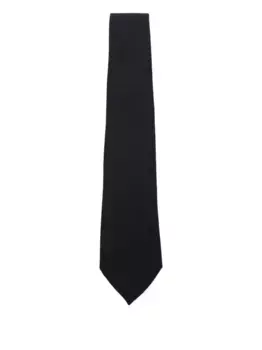 Шерстяной галстук Canali, черный