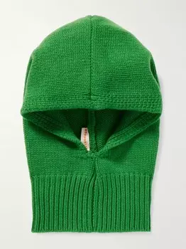 Шерстяной капюшон &Daughter, зеленый