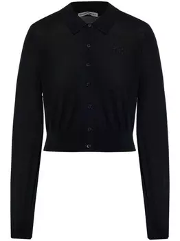 Шерстяной кардиган Alexander Wang, черный