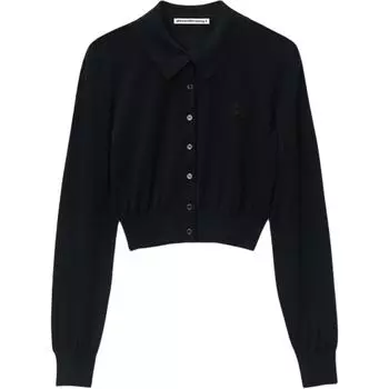 Шерстяной кардиган Alexander Wang, черный