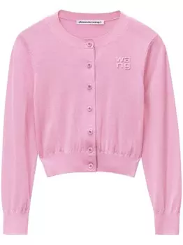 Шерстяной кардиган Alexander Wang, розовый