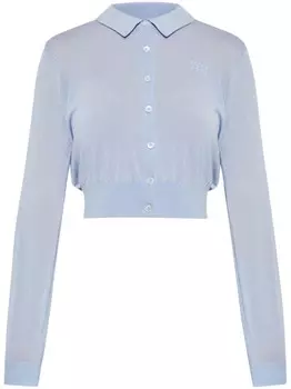 Шерстяной кардиган Alexander Wang, синий