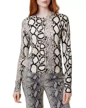 Шерстяной кардиган Anouk ALLSAINTS, белый