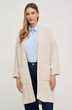 Шерстяной кардиган Answear Lab, бежевый