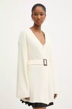 Шерстяной кардиган Answear.Lab, бежевый