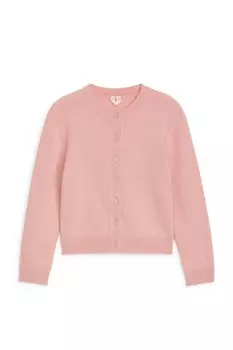 Шерстяной кардиган Arket, розовый