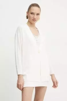 Шерстяной кардиган Armani Exchange, бежевый