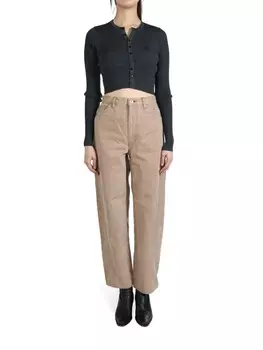 Шерстяной кардиган Auralee, серый