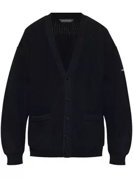 Шерстяной кардиган Balenciaga, черный