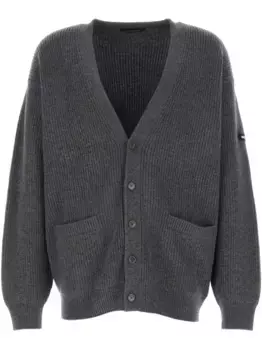 Шерстяной кардиган BALENCIAGA, серый