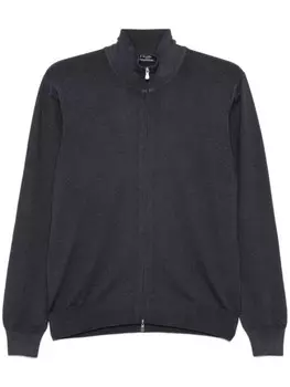 Шерстяной кардиган Barba, серый