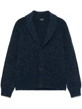 Шерстяной кардиган Barba, синий