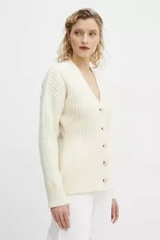 Шерстяной кардиган Bruuns Bazaar, бежевый