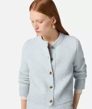 Шерстяной кардиган букле Bottega Veneta