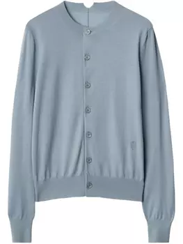 Шерстяной кардиган Burberry, синий