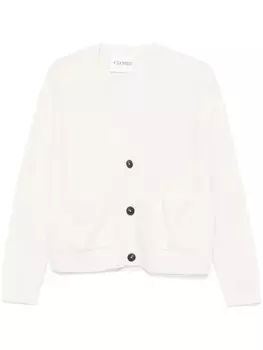 Шерстяной кардиган Closed, белый