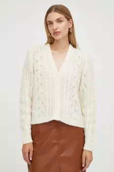 Шерстяной кардиган Custommade, бежевый