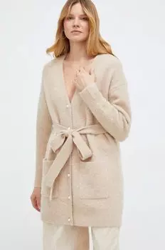 Шерстяной кардиган Custommade, коричневый