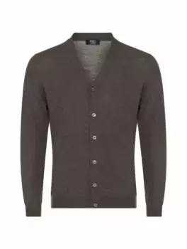 Шерстяной кардиган Fedeli, серый