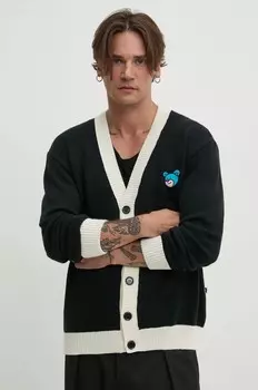 Шерстяной кардиган Inbetweeners, черный