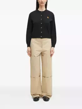 Шерстяной кардиган KENZO, черный