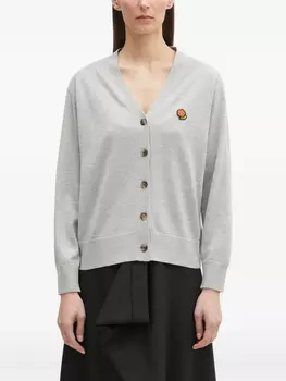 Шерстяной кардиган Kenzo, серый