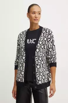 Шерстяной кардиган Liu Jo, серый