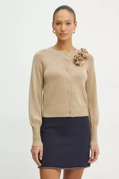 Шерстяной кардиган Luisa Spagnoli, зеленый