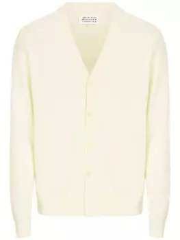 Шерстяной кардиган Maison Margiela, белый
