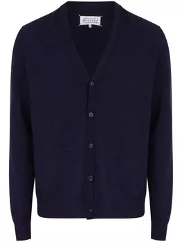 Шерстяной кардиган Maison Margiela, синий