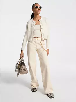 Шерстяной кардиган Michael Kors, экрю