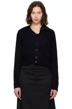 Шерстяной кардиган Mm6 Maison Margiela, черный
