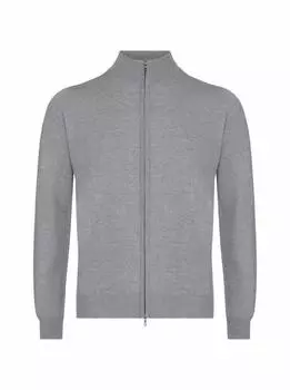 Шерстяной кардиган на молнии John Smedley