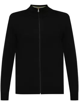 Шерстяной кардиган Paul Smith, черный