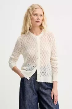 Шерстяной кардиган PERL Munthe, бежевый