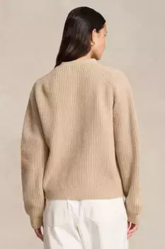 Шерстяной кардиган Polo Ralph Lauren, бежевый