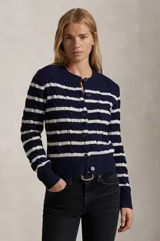 Шерстяной кардиган Polo Ralph Lauren, бежевый