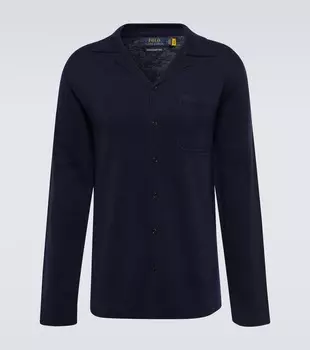 Шерстяной кардиган Polo Ralph Lauren, синий